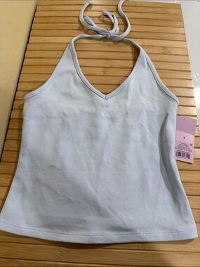 wild fable Light Blue V-Neck Halter Camisole